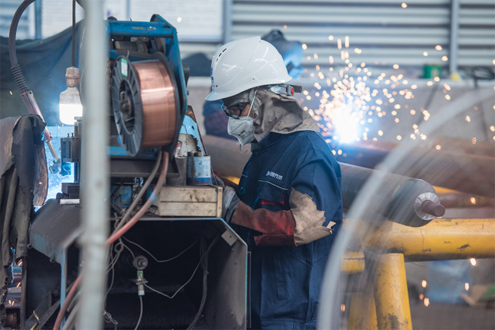 白城网架焊接车间